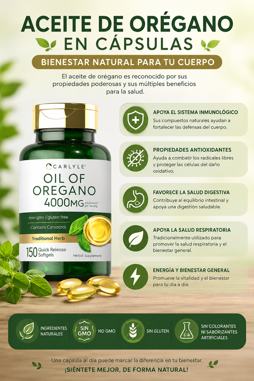 Aceite de orégano® el original- 🌿Limpieza profunda desde adentro✨- Envío gratis y pago contra Entrega 📦